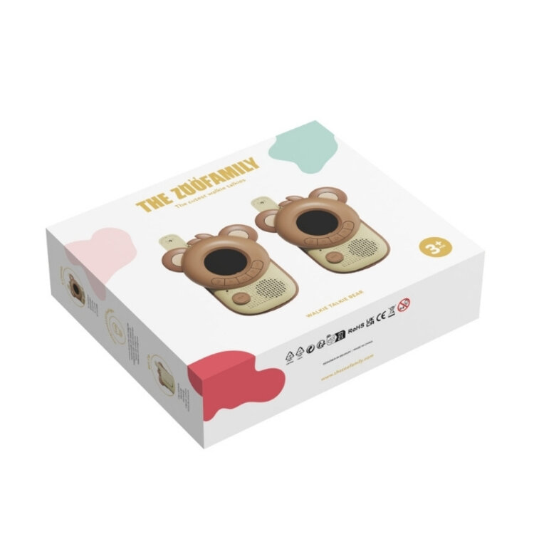 The Zoo Family Zoo Walkie Talkie - Bear/Bear