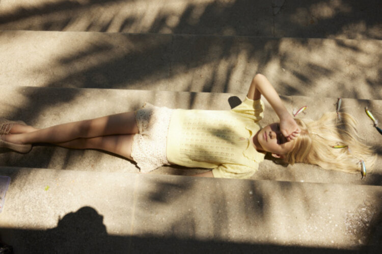 Bebe Organic Anais Crochet Short - Natural Crochet