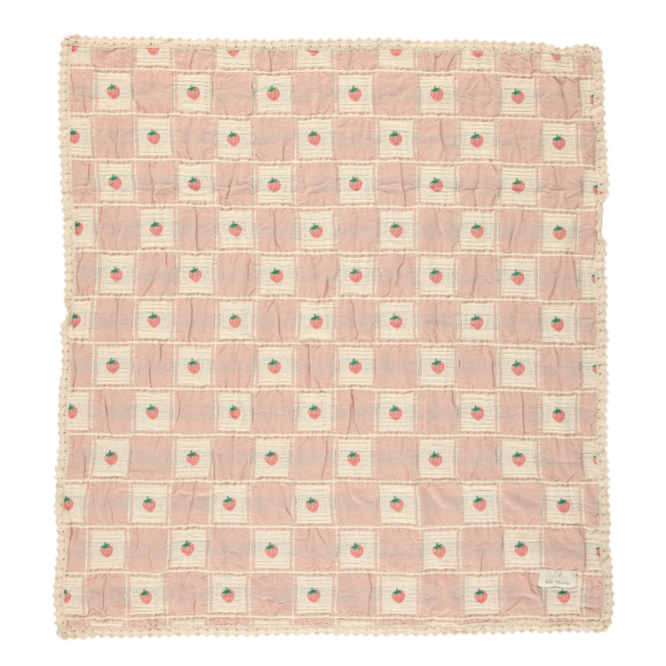 Bebe Organic Strawberry Blanket - Summer Strawberry