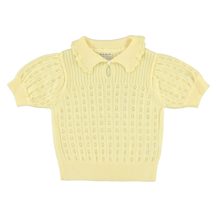 Bebe Organic Summer Sweater - Summer Butter Yellow