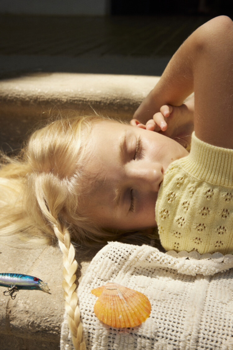 Bebe Organic Summer Sweater - Summer Butter Yellow