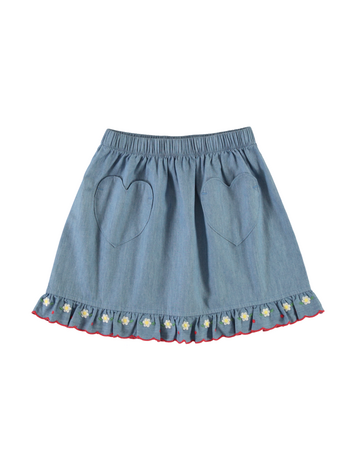 Bebe Organic Lana Skirt - Denim