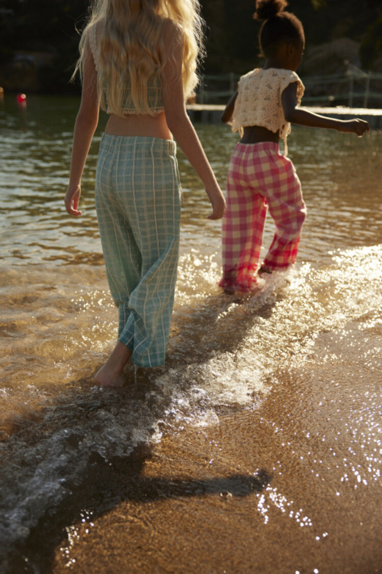 Bebe Organic Anais Pants - Bombom Check