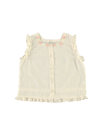 Bebe Organic Luna Top - Antique Lace