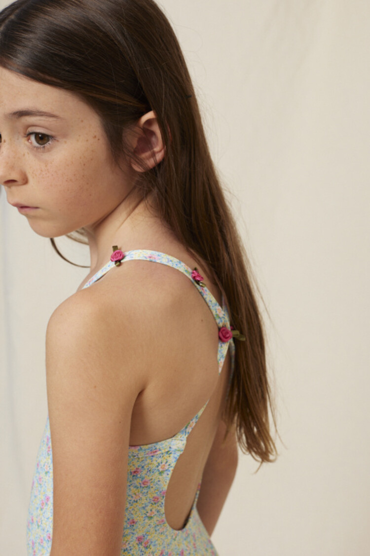 Bebe Organic Polly Swimsuit - Rosebud Blooms