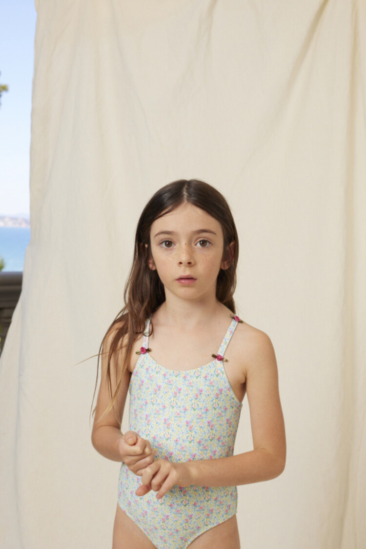 Bebe Organic Polly Swimsuit - Rosebud Blooms