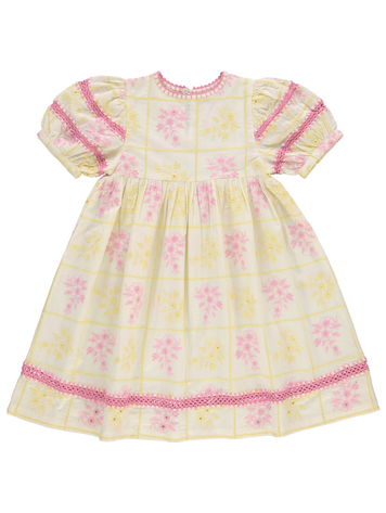 Bebe Organic Alba Dress - Patchwork Embroidery