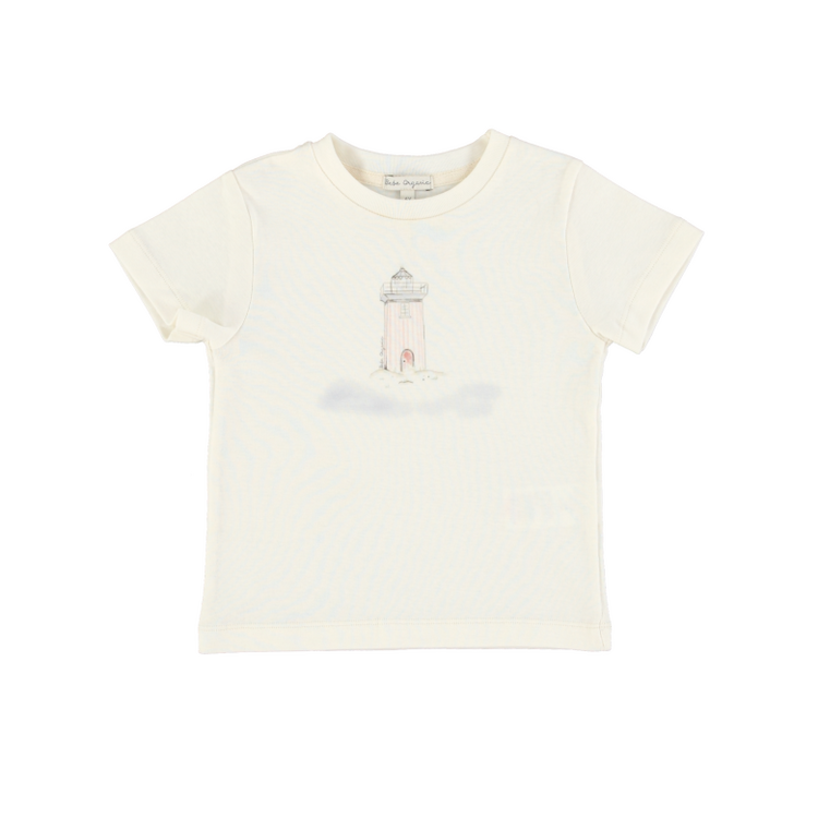 Bebe Organic Roland Tee - Lighthouse Breeze