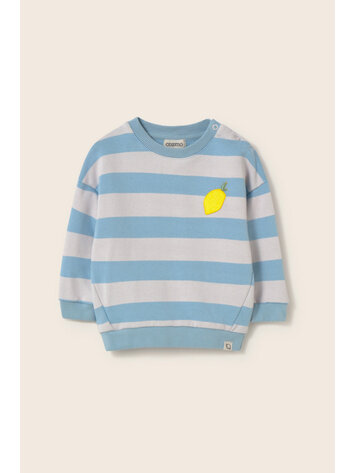 COZMO Kelly Striped Sweatshirt - Blue