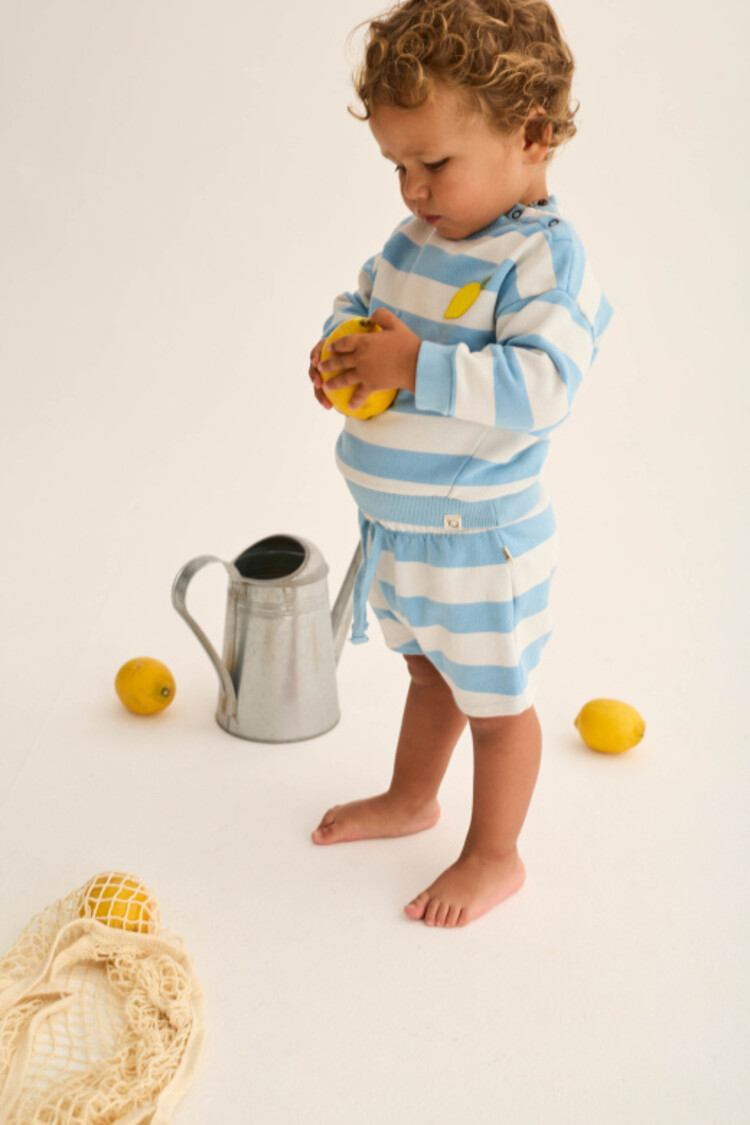 COZMO Kelly Striped Sweatshirt - Blue