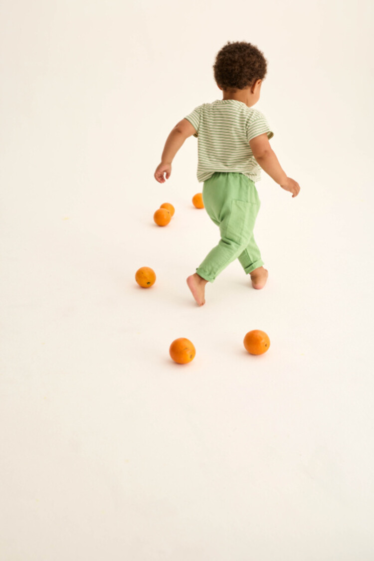 COZMO Alan Striped T-shirt - Green