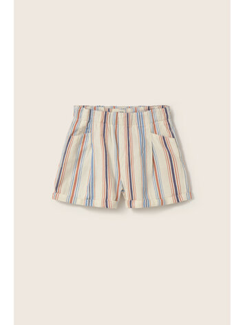 COZMO Roy Striped Shorts - Ivory