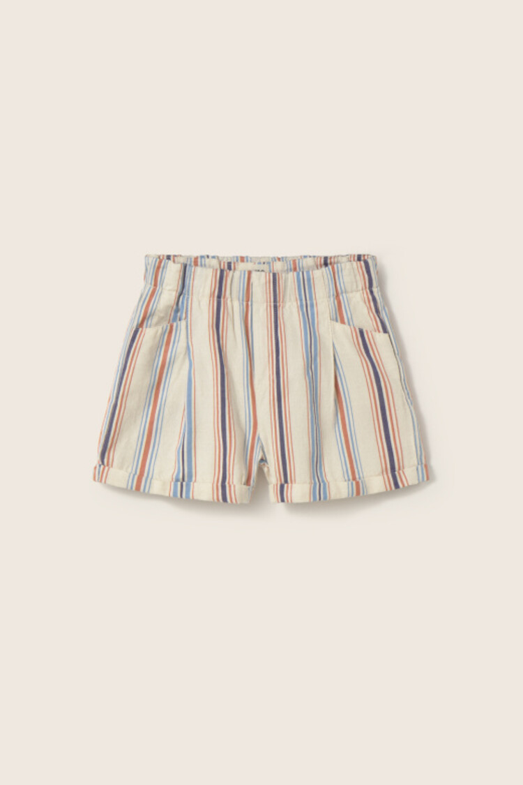 COZMO Roy Striped Shorts - Ivory