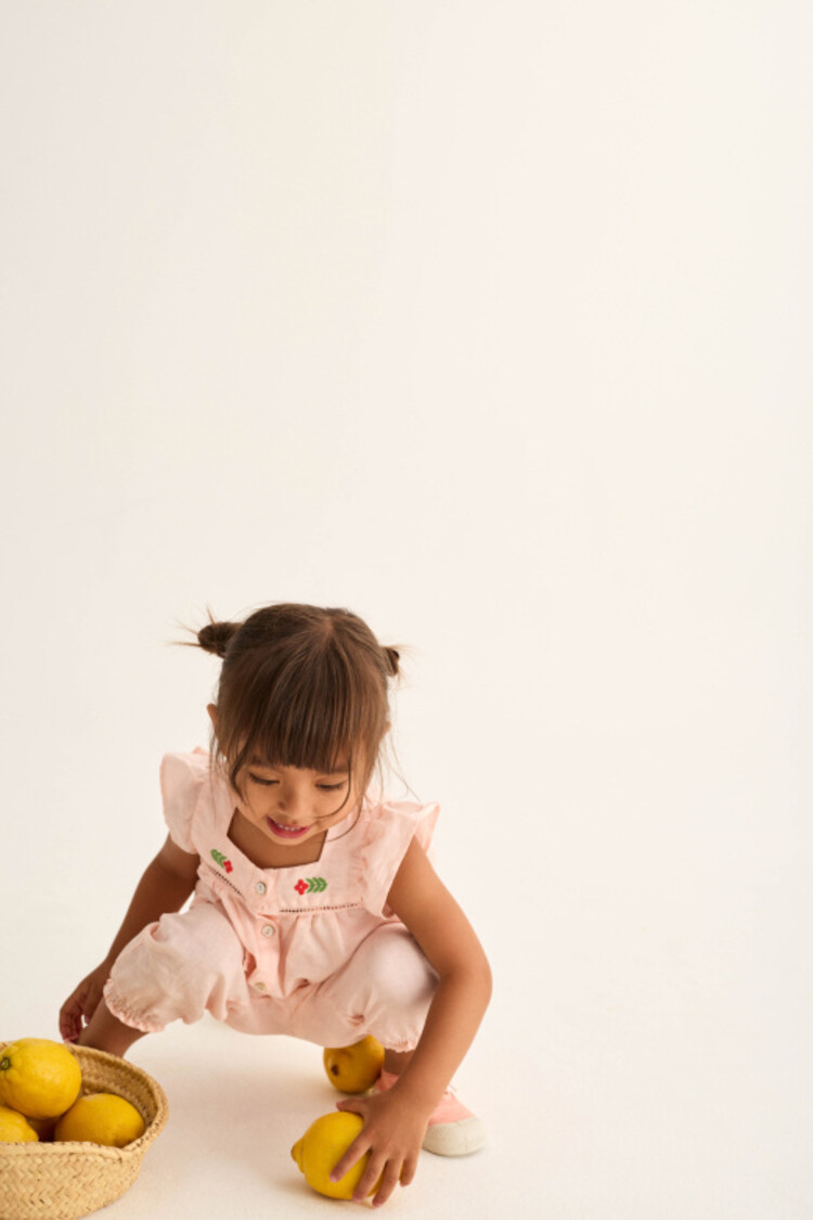 COZMO Vivi Linen Blouse - Cloud Pink