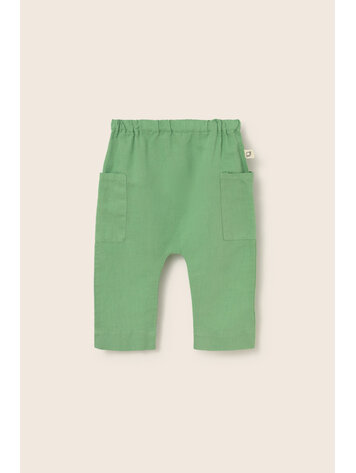 COZMO Evan Linen Pants - Green