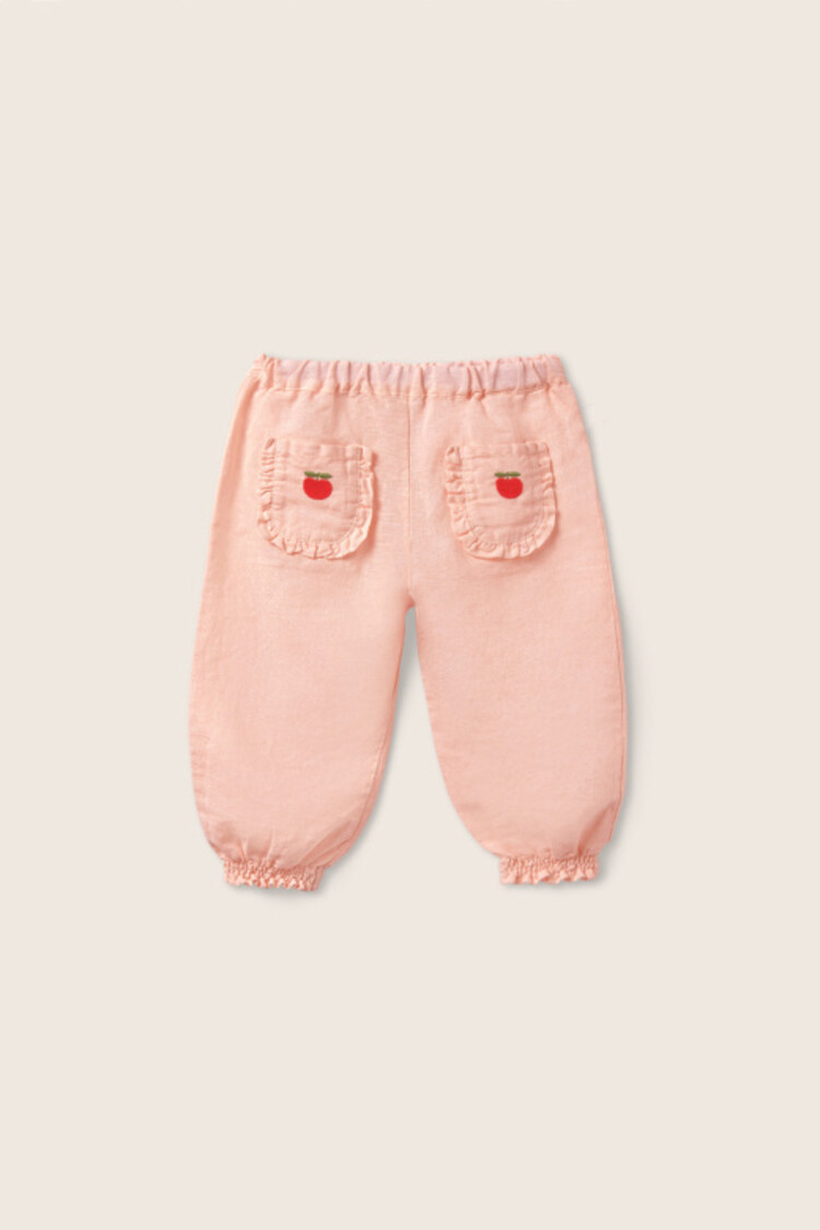 COZMO Cami Linen Pants - Cloud Pink