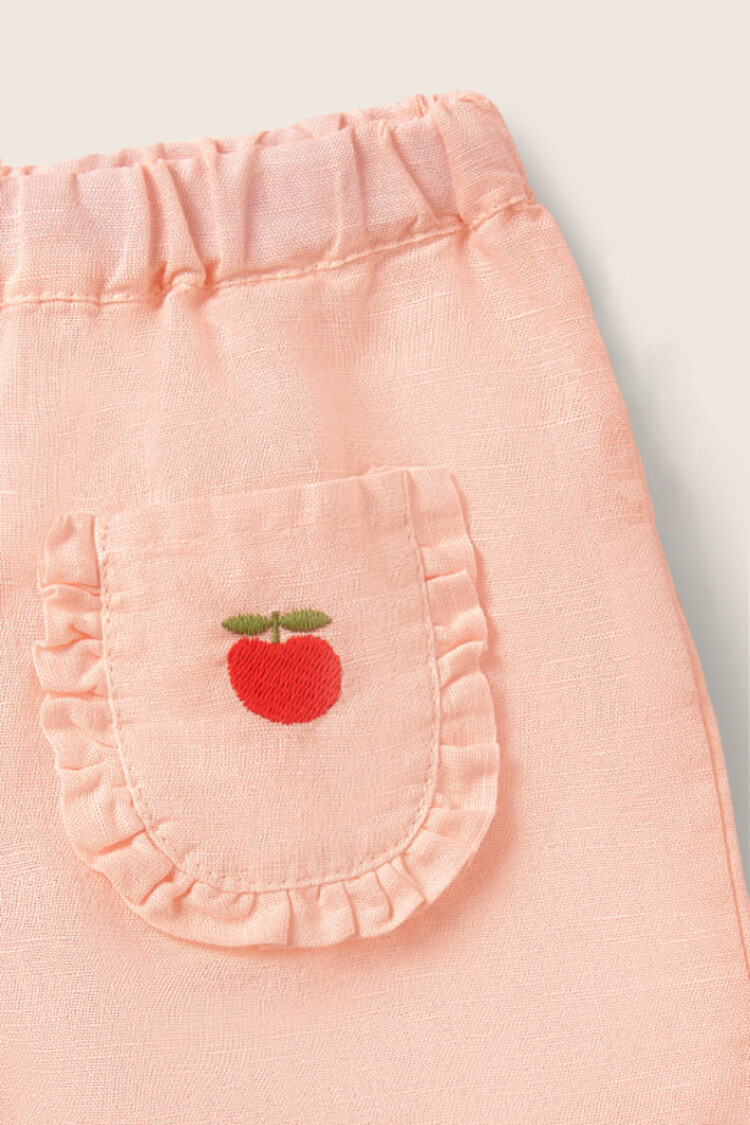 COZMO Cami Linen Pants - Cloud Pink