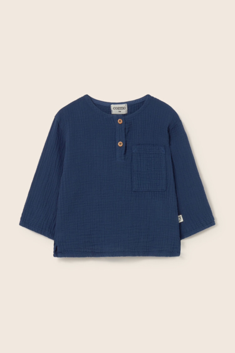 COZMO Iago Long Sleeves Shirt - Navy