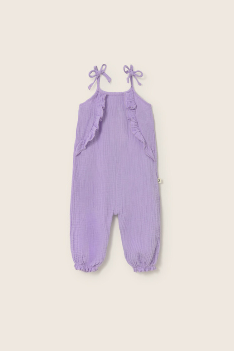 COZMO Ember Ruffle Overalls - Lavender