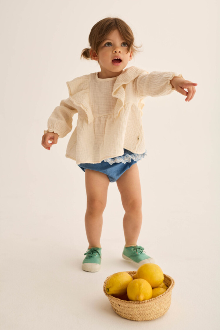 COZMO Bloom Blouse - Ivory