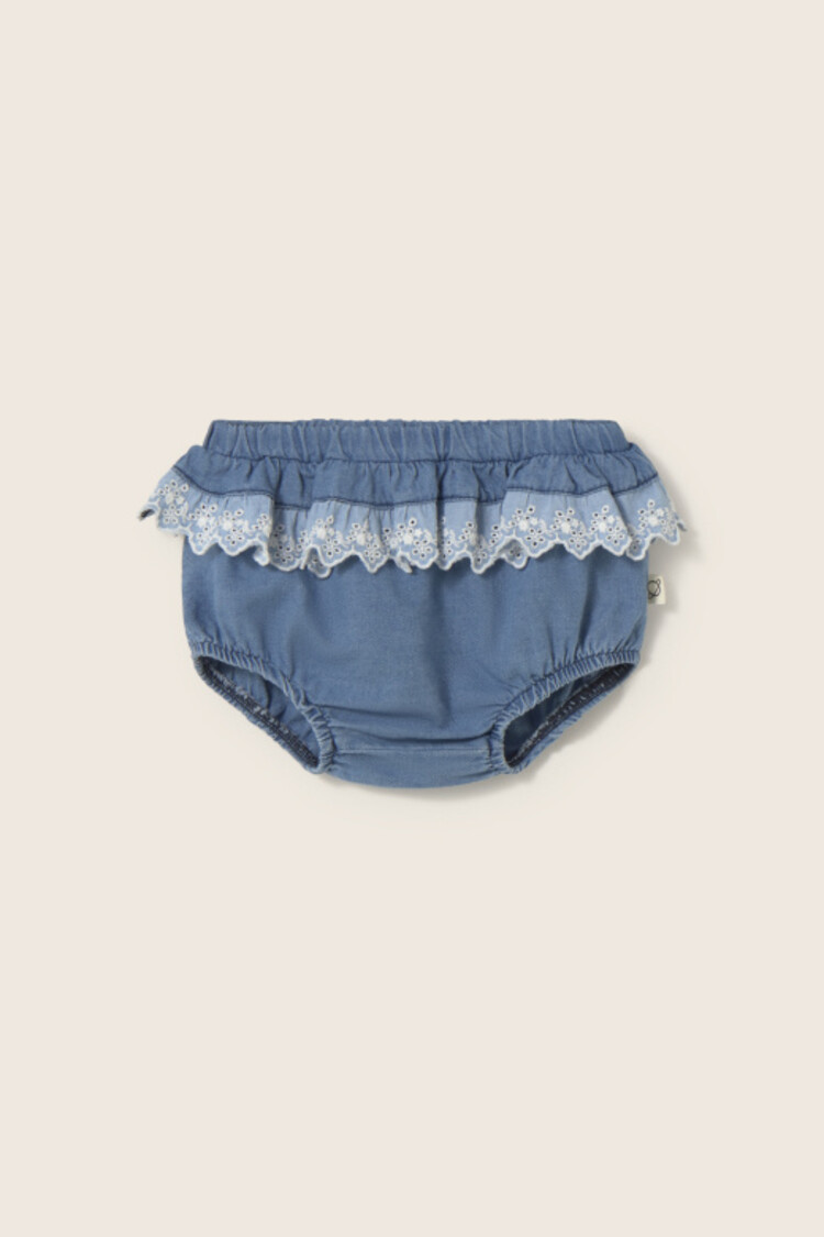 COZMO Tulip Bloomer - Blue Chambray Denim