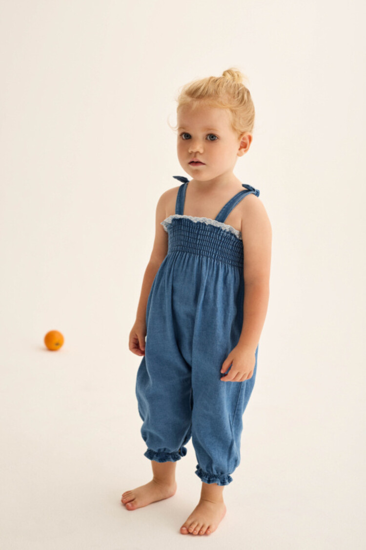 COZMO Dora Overall - Blue Chambray Denim