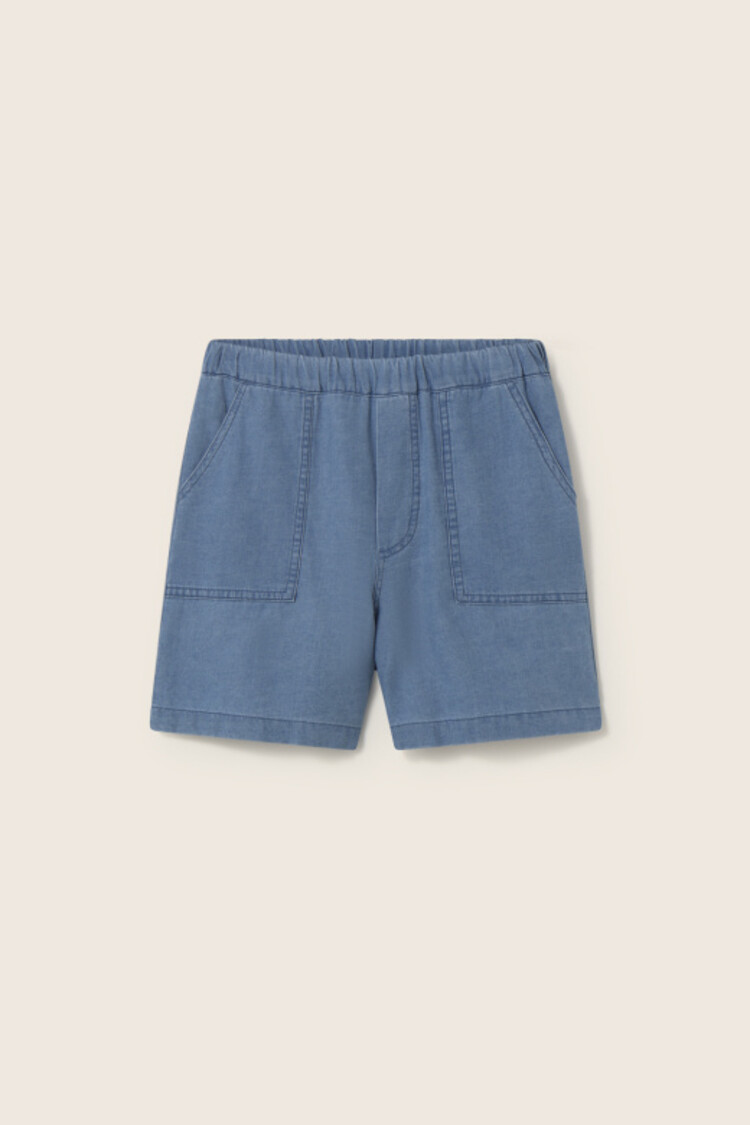 COZMO Wolf Bermuda - Blue-Chambray