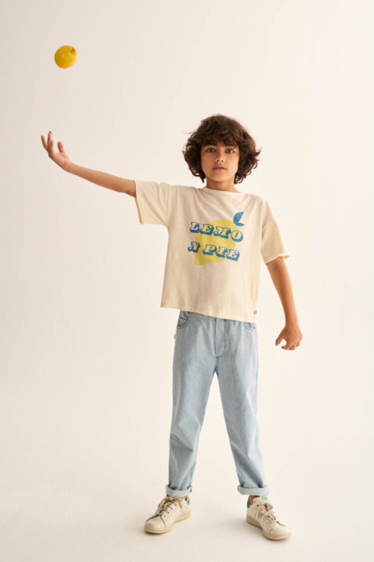 COZMO Echo Striped Pants - Blue