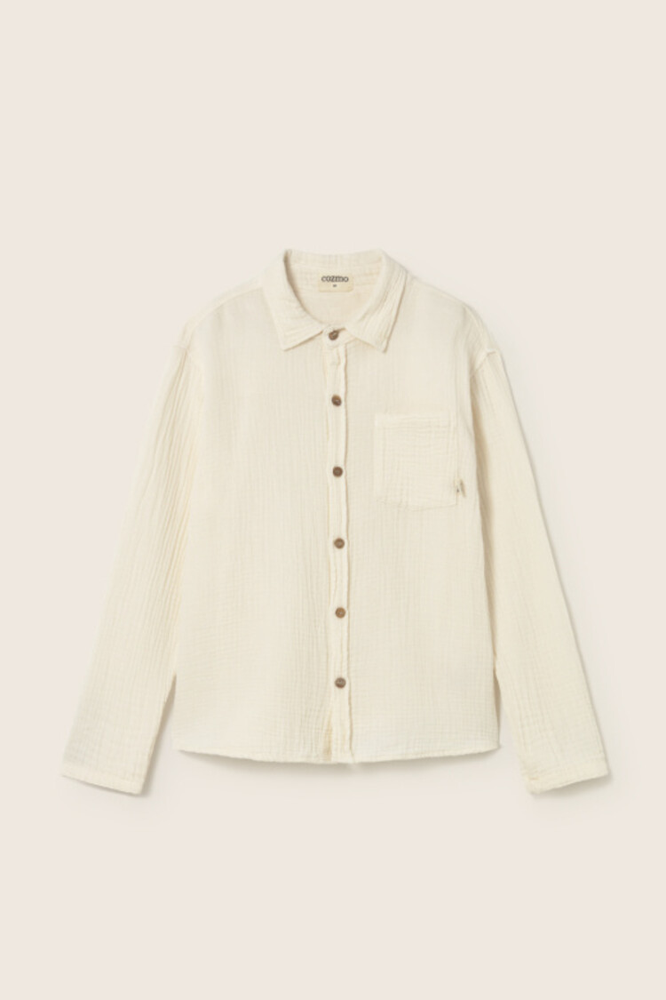 COZMO Peter Long Sleeves Shirt - Ivory