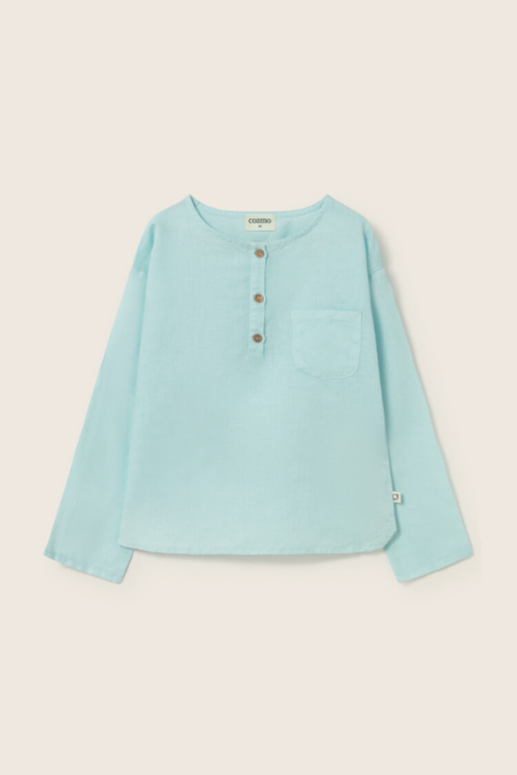 COZMO Alder Long Sleeves Shirt - Aqua