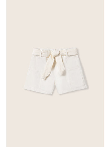 COZMO Amber Twill Shorts - Ivory
