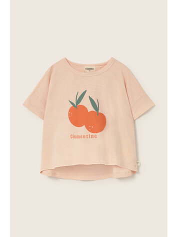 COZMO Syra Print T-shirt - Cloud/Pink