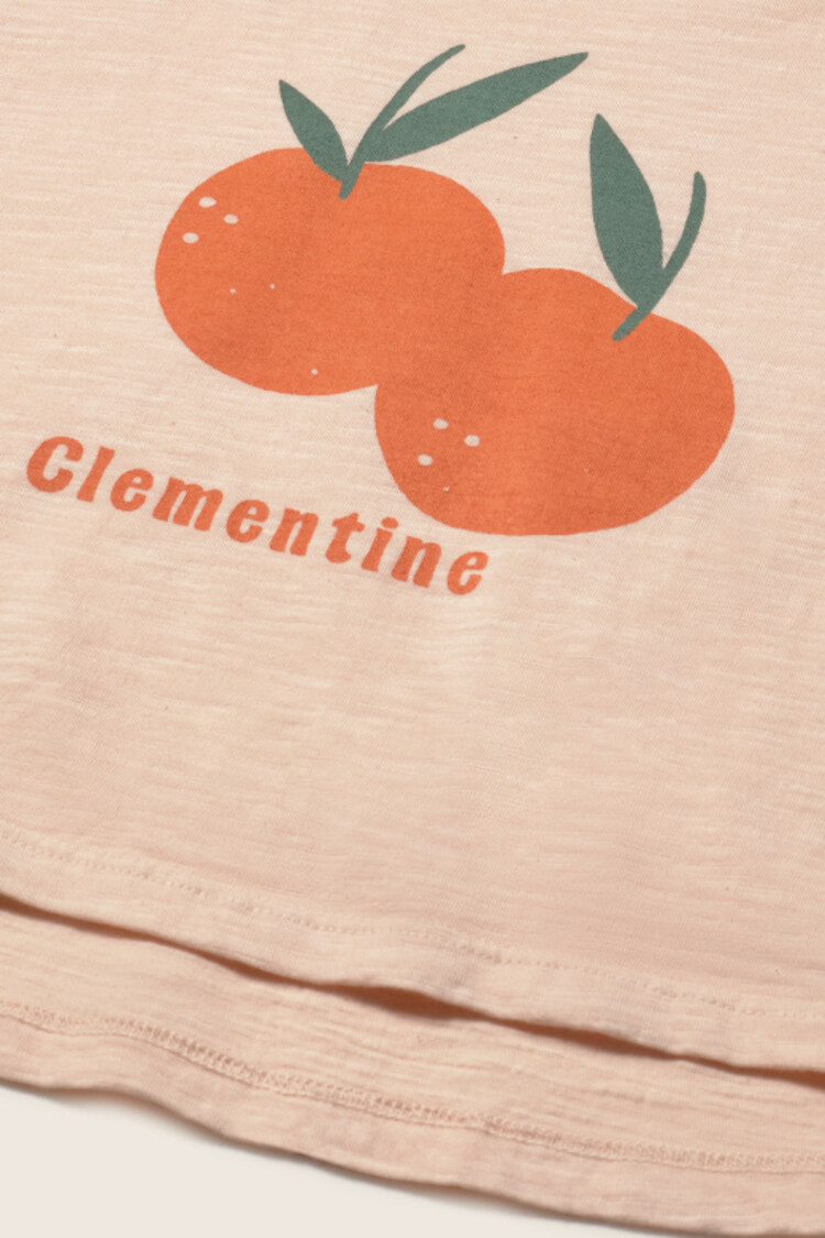 COZMO Syra Print T-shirt - Cloud/Pink