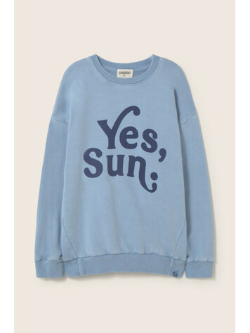 COZMO Atlas Print Sweatshirt - Blue