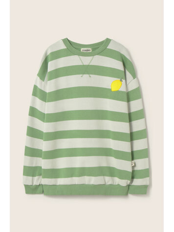 COZMO Dan Striped Sweatshirt - Green