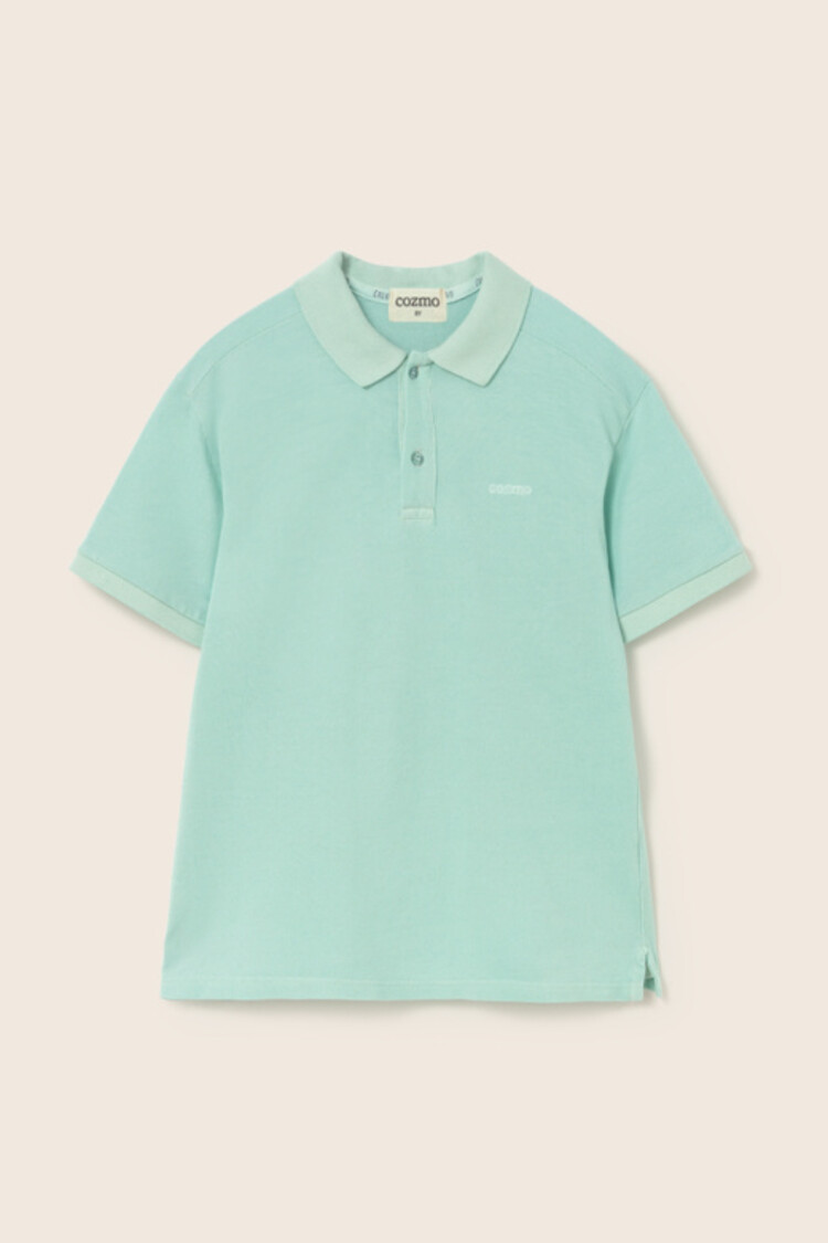 COZMO Geri Polo T-shirt - Aqua