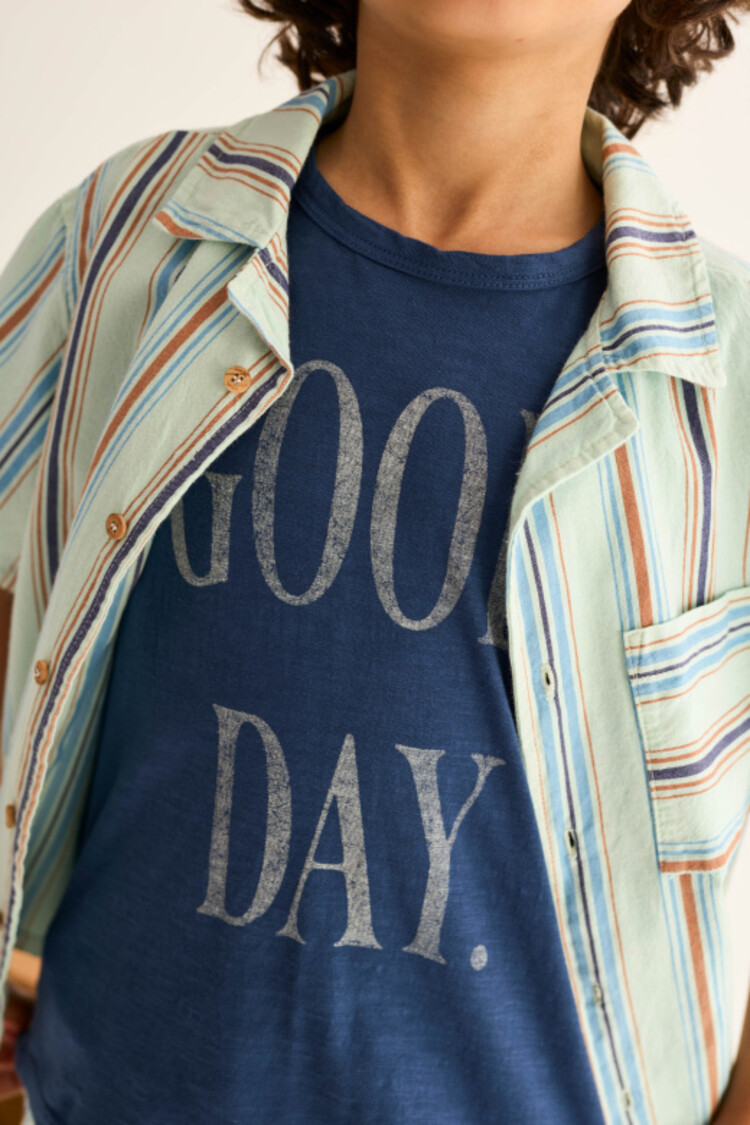 COZMO Jonk Print T-shirt - Navy