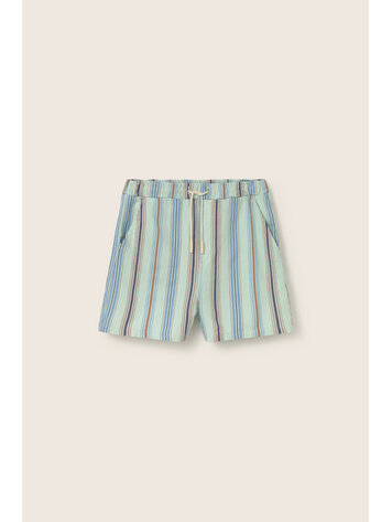 COZMO Zion Striped Bermuda - Aqua