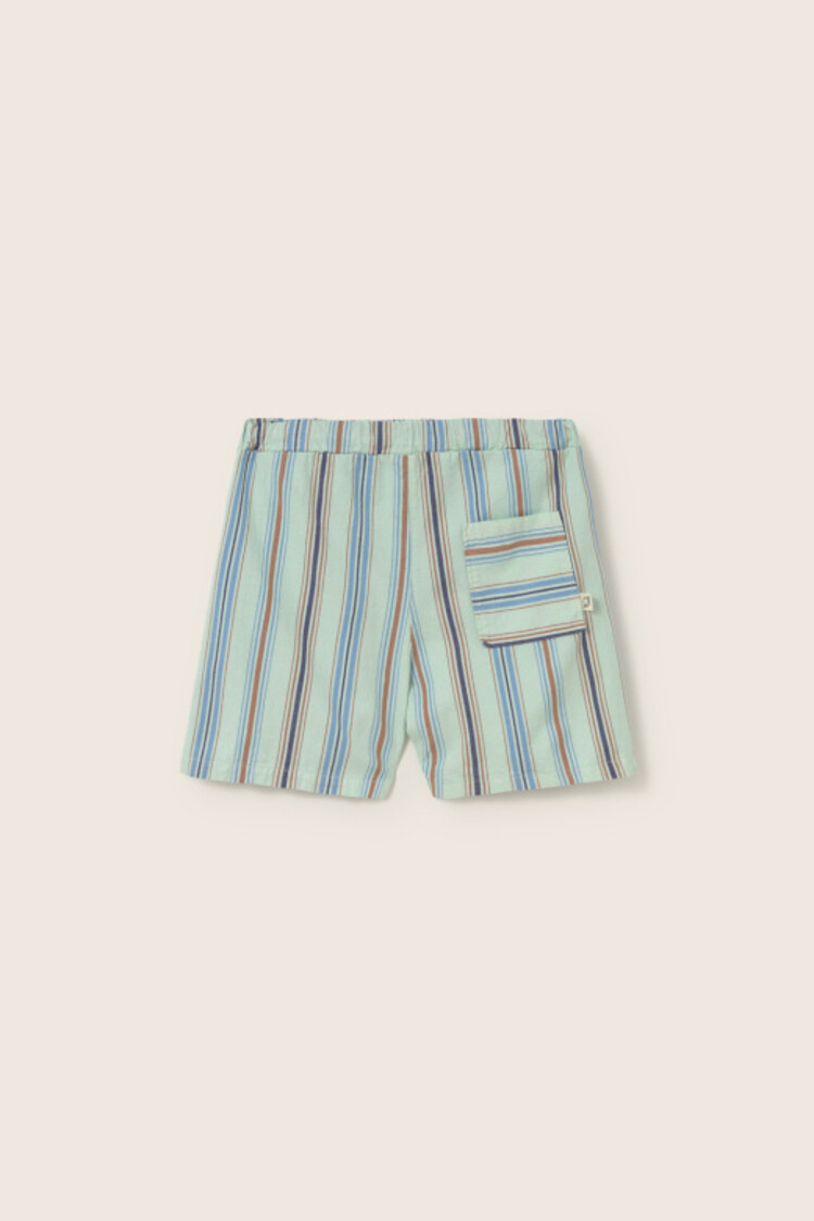 COZMO Zion Striped Bermuda - Aqua
