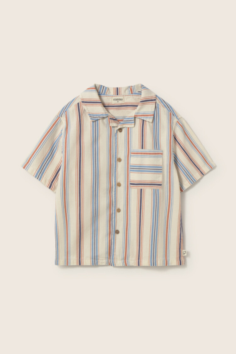COZMO Iro Striped Shirt - Ivory
