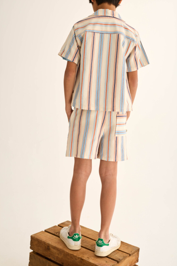 COZMO Iro Striped Shirt - Ivory