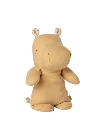 Maileg Safari Friends, Hippo, Small - Cream Yellow