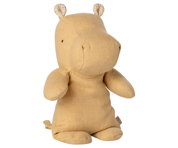 Maileg Safari Friends, Hippo, Small - Cream Yellow
