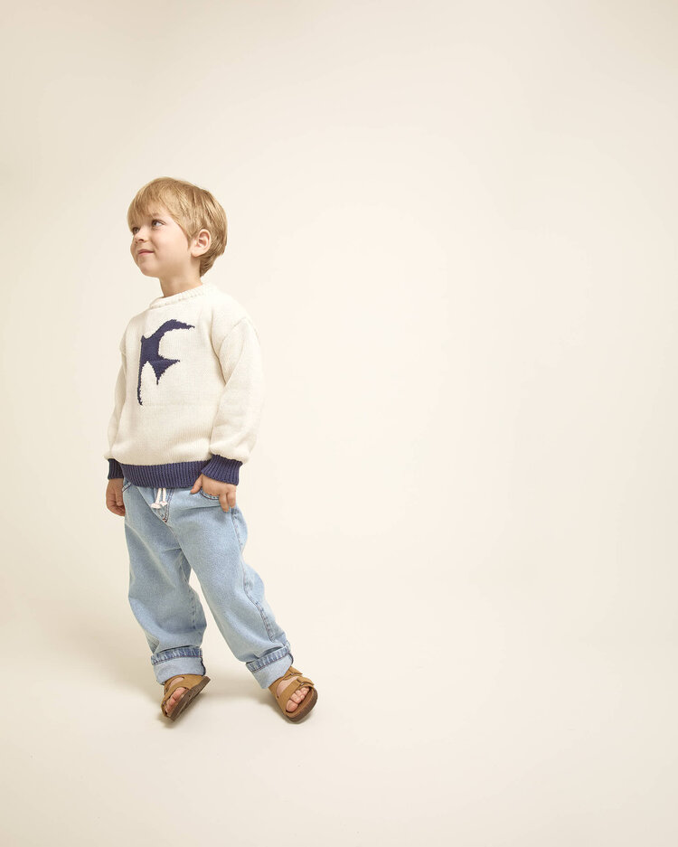 Buho Bird Jumper - Ecru