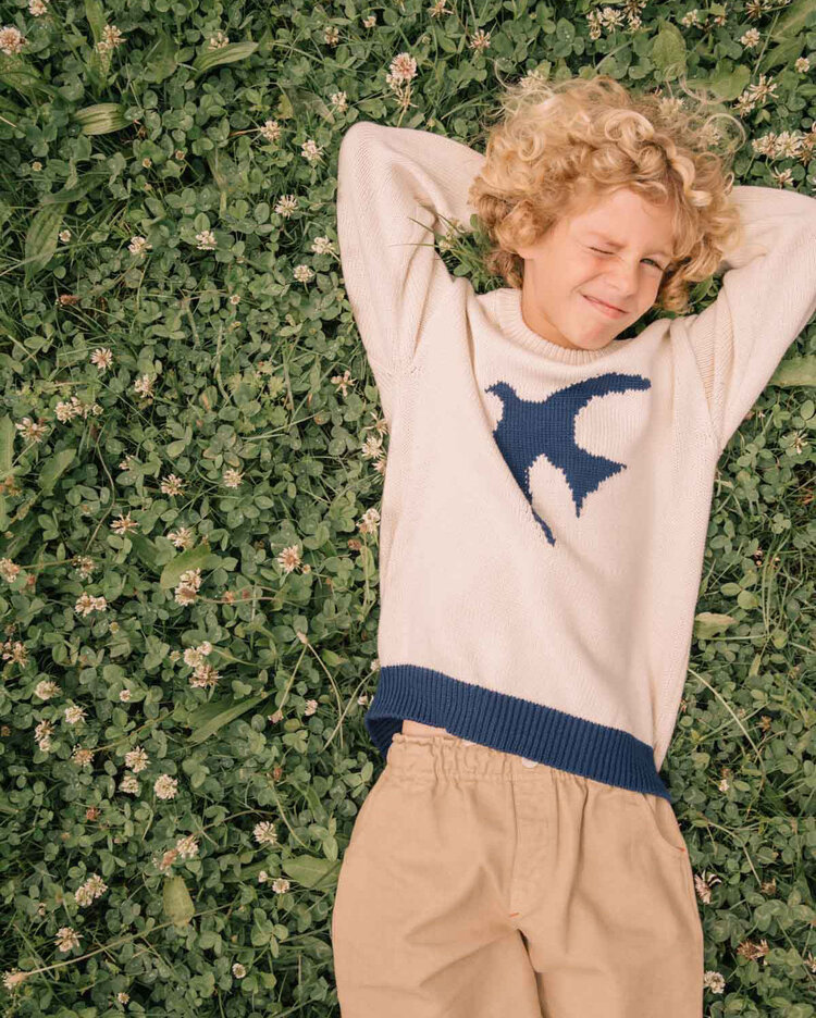 Buho Bird Jumper - Ecru