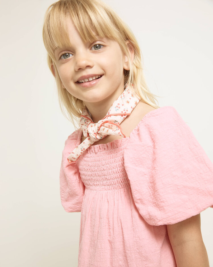 Buho Cotton Top - Sugar Pink