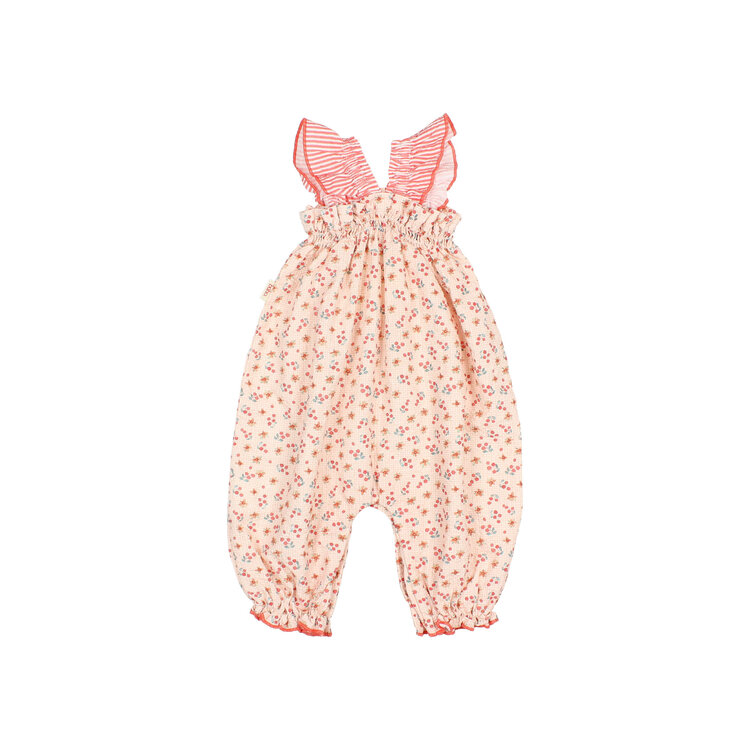 Buho Picnic Jumpsuit - Coral