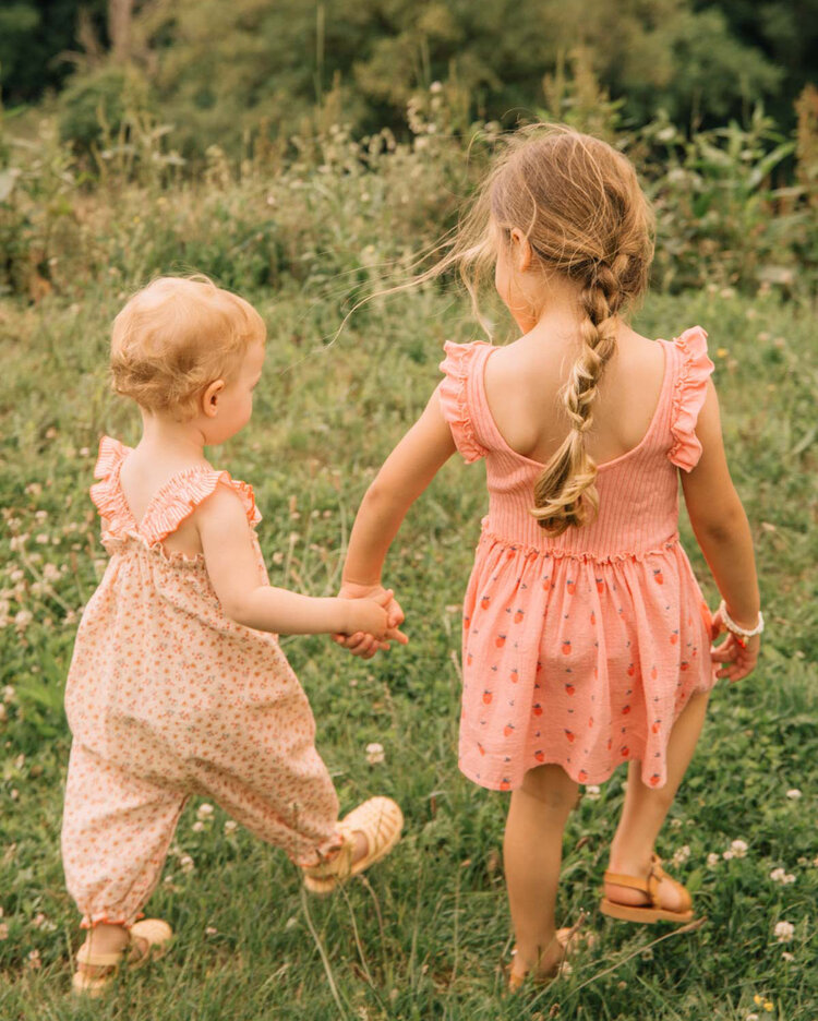 Buho Picnic Jumpsuit - Coral