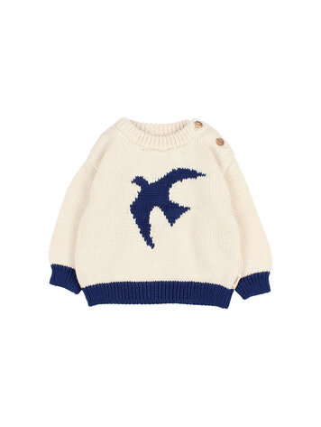 Buho Bird Jumper - Ecru