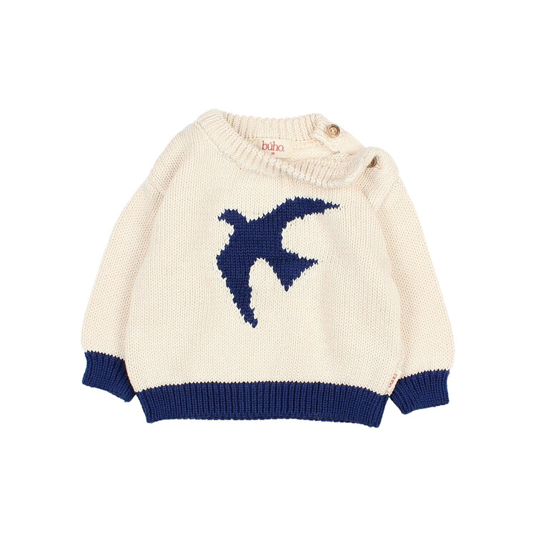 Buho Bird Jumper - Ecru